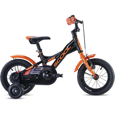 Vélo Enfant S'COOL XXLITE Alu 1V 12" Noir/Orange S'COOL Probikeshop 0